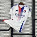 Maillot Olympique Lyonnais domicile 2024-2025 blanc avec logo Adidas