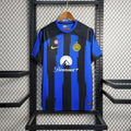 Maillot Inter Milan domicile Adidas 2023-2024 rayures bleu et noir
