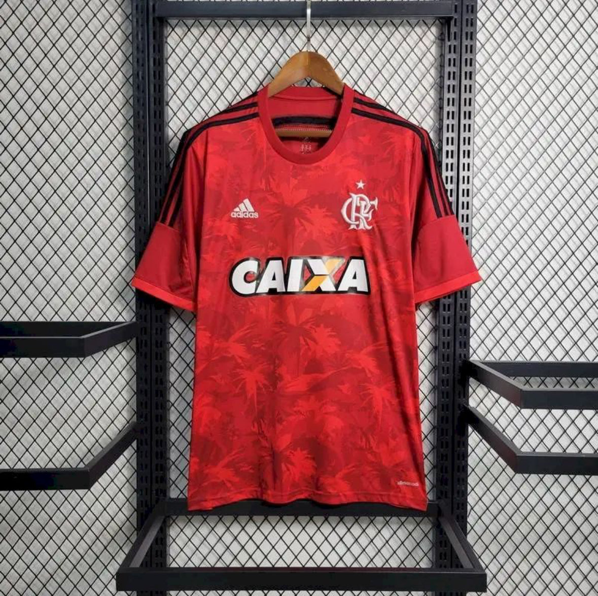 Maillot Flamengo Rétro 2014 rouge et noir classique vintage brésilien