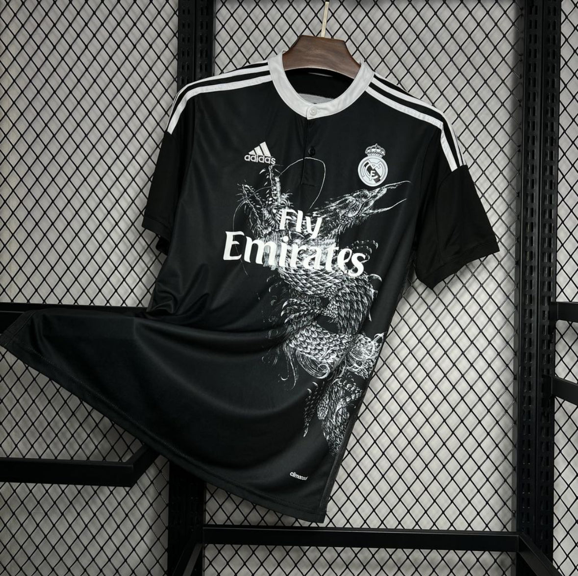Maillot Real Madrid Rétro Third 2014-2015 vert avec logo Adidas