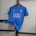 Maillot Manchester United Rétro Third 2008-2009 bleu ciel vintage Nike