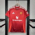 Maillot Manchester United domicile 2024-2025 rouge avec logo Adidas