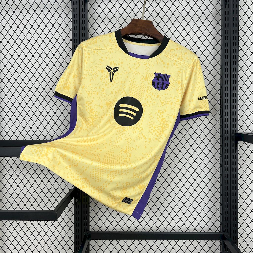 Maillot FC Barcelone Kobe Bryant Mamba 2025-2026 édition tribute noir