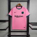 Maillot FC Barcelone Rétro 2020-2021 grenat et bleu Messi saison