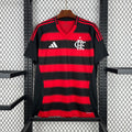 Maillot Flamengo domicile 2025-2026 rouge et noir avec logo Adidas