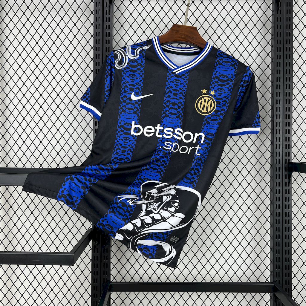 Maillot Inter Milan Concept 2024-2025 design exclusif bleu et noir