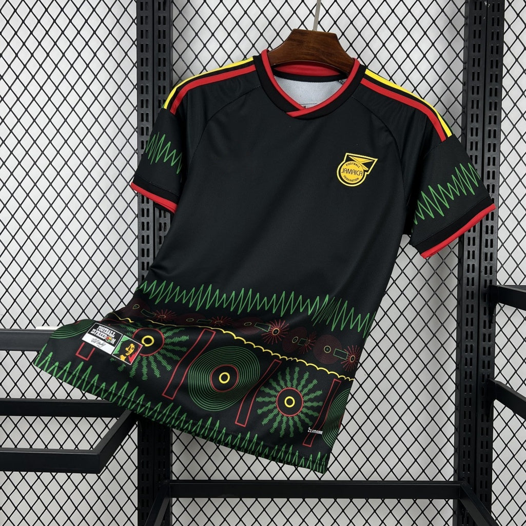 Maillot Jamaïque extérieur noir Sound System 2024 édition spéciale