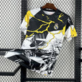 Maillot Real Madrid Marvel Thor noir blanc jaune 2025 édition spéciale