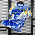 Maillot Real Madrid Marvel Thor bleu blanc or 2025 édition spéciale