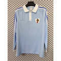 Maillot rétro France bleu ciel manches longues vintage avec coq