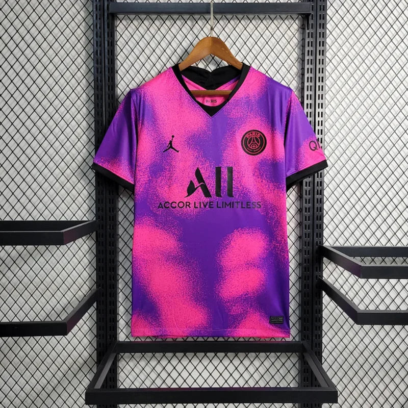 Maillot PSG Rétro Fourth 2020-2021 quatrième maillot noir collector