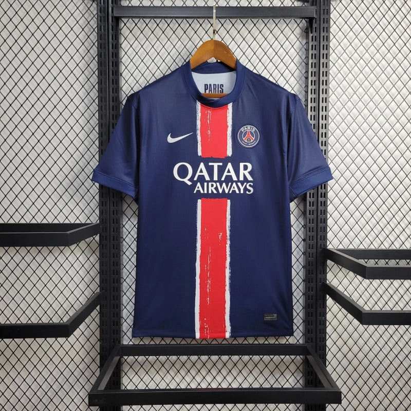 Maillot PSG domicile 2024-2025 bleu avec logo Paris Saint-Germain Nike