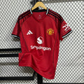 Maillot Manchester United domicile 24/25 rouge Red Devils avec logo