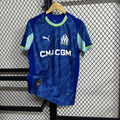 Maillot OM extérieur 24/25 noir Olympique de Marseille avec logo