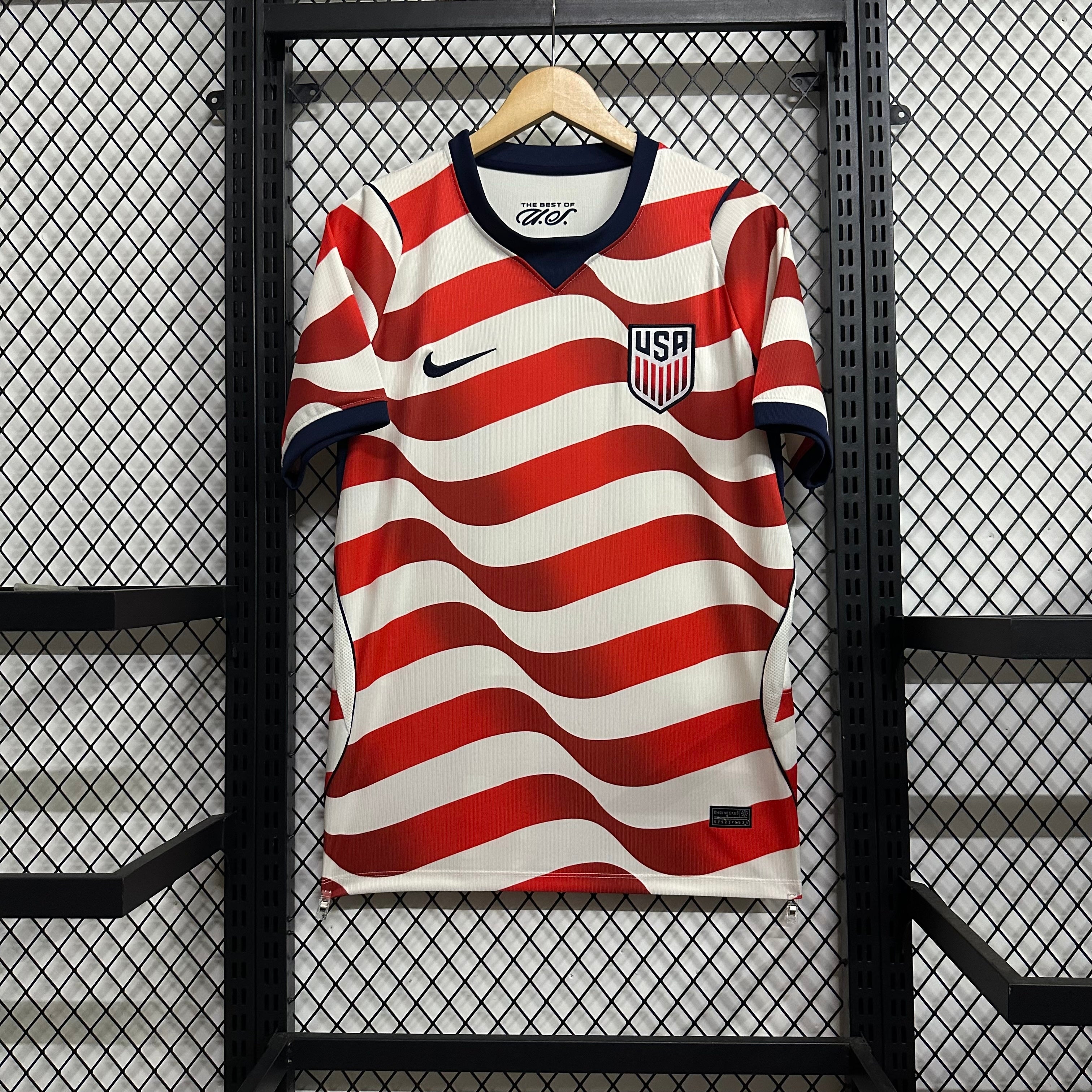 Maillot États-Unis CDM 2026 Coupe du Monde version extérieur rouge