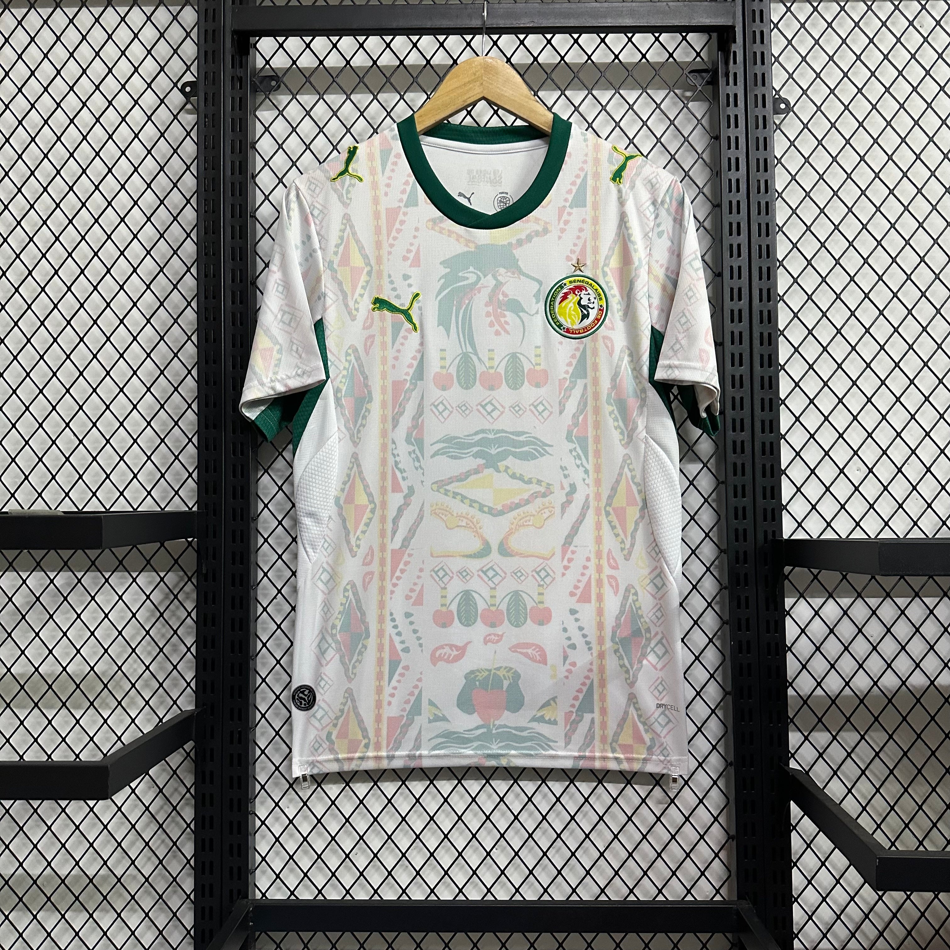Maillot Sénégal CDM 2026 Coupe du Monde vert blanc rouge