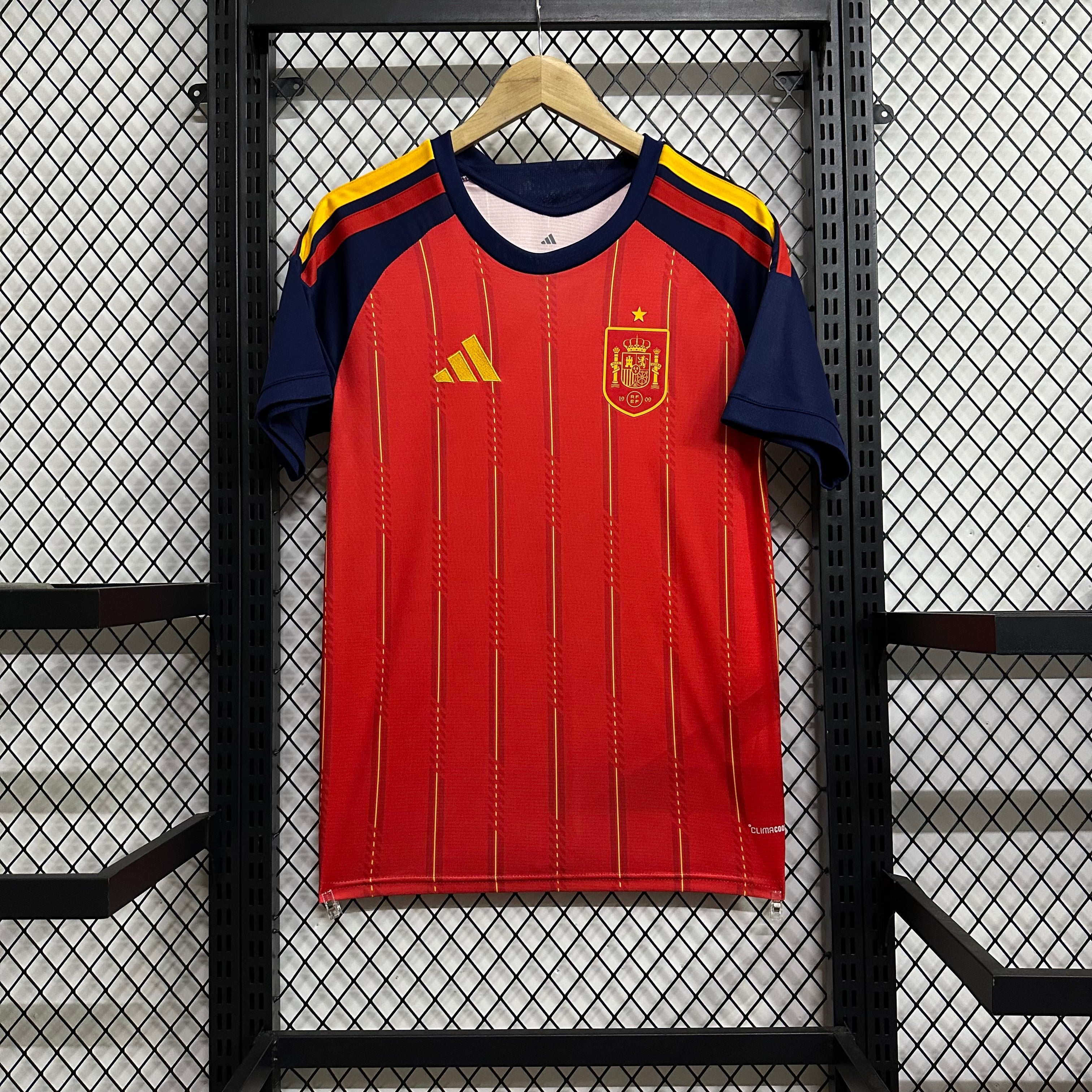 Maillot Espagne CDM 2026 Coupe du Monde version extérieur bleu