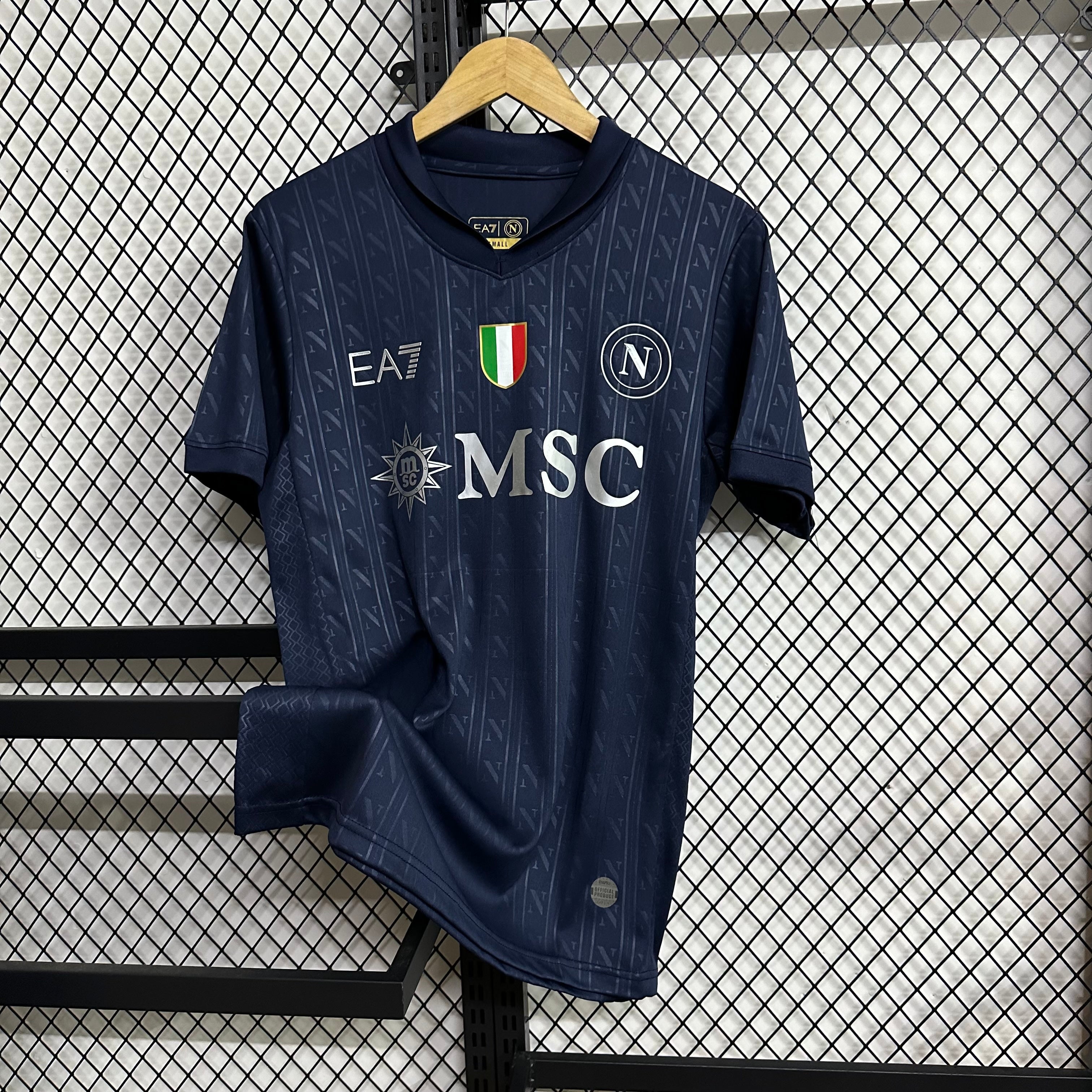 Maillot Naples domicile 24/25 bleu ciel SSC Napoli avec logo