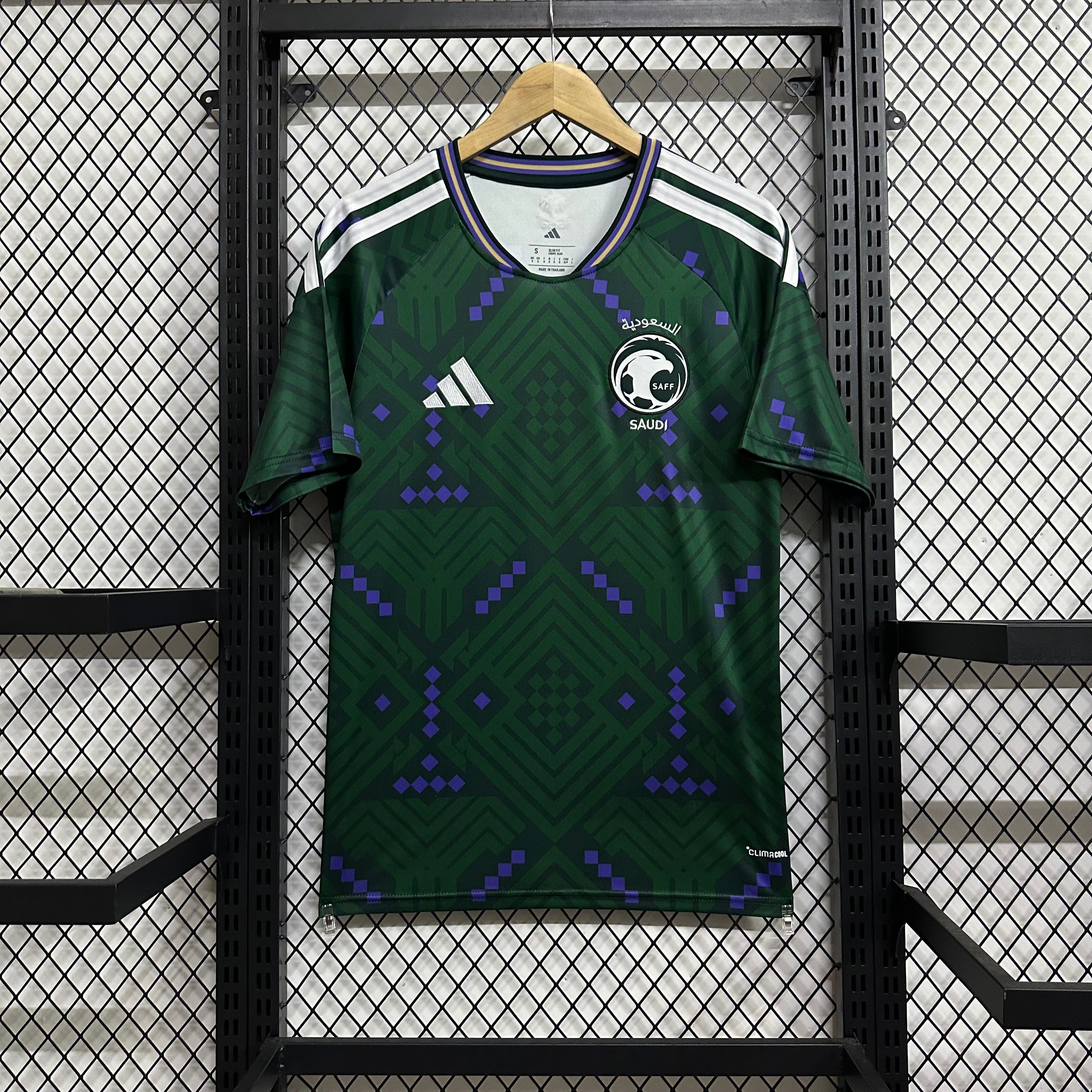 Maillot Arabie Saoudite CDM 2026 Coupe du Monde vert et blanc