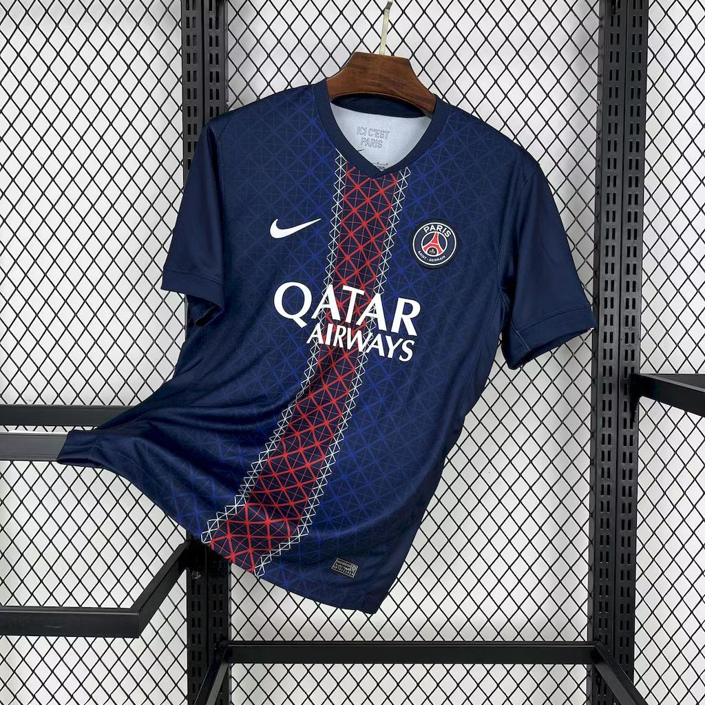 Maillot PSG domicile 25/26 bleu marine Paris Saint-Germain officiel